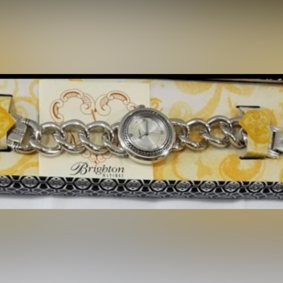 Brighton Accessories - BRIGHTON Modena Silver Chain Link Bracelet Watch NIB!